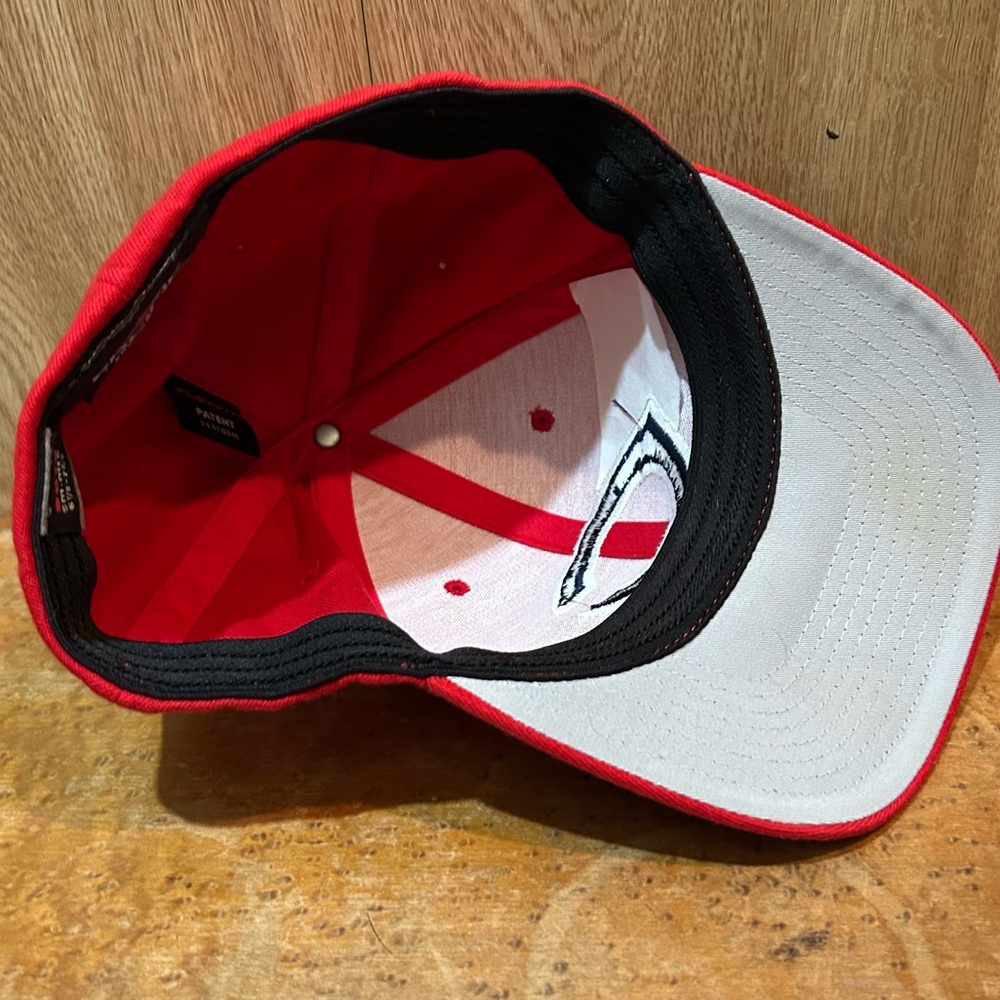 Cincinnati Reds Hat Cap Fitted Pacific Headwear Red Baseball MLB 801F S/M pro - Picture 5 of 6